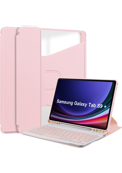 Samsung Galaxy Tab S9 Plus Için Darbeye Dayanıklı Şeffaf Tablet Kılıfı (Yurt Dışından)