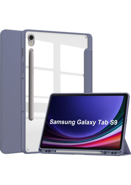 Samsung Galaxy Tab S9 SM-X710B Için Darbeye Dayanıklı Şeffaf Tablet Kılıfı (Yurt Dışından)