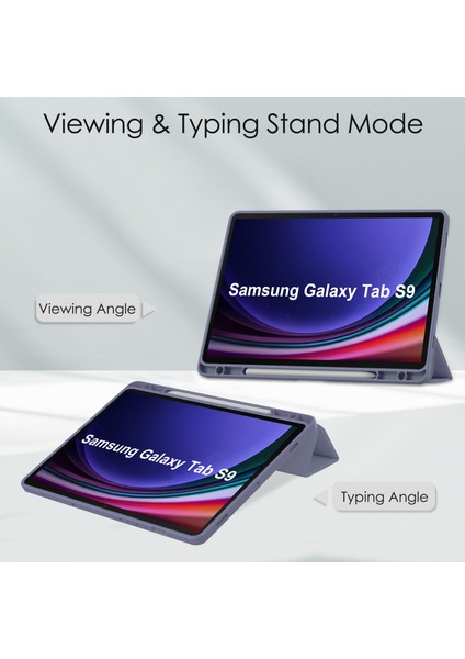 Samsung Galaxy Tab S9 SM-X710B Için Darbeye Dayanıklı Şeffaf Tablet Kılıfı (Yurt Dışından)
