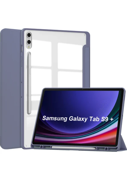 Samsung Galaxy Tab S9 Plus Için Darbeye Dayanıklı Şeffaf Tablet Kılıfı (Yurt Dışından)