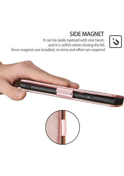 Kart Yuvası ile Huawei Mate 60 Pro Plus Deri Telefon Kılıfı Için Telefon Kılıfı (Yurt Dışından)