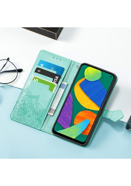 Samsung Galaxy A10S Cüzdan Deri Telefon Kılıfı (Yurt Dışından)