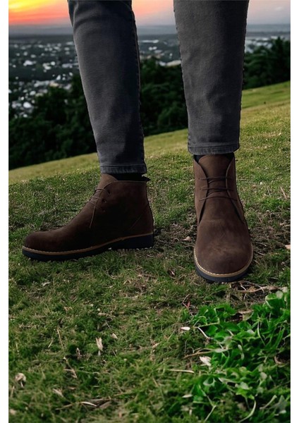 Klasik Bağcıklı Bilekte Erkek Bot KUM fiyatları