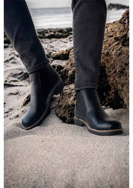 Bilekte Klasik Erkek Chelsea Bot Siyah indirimleri