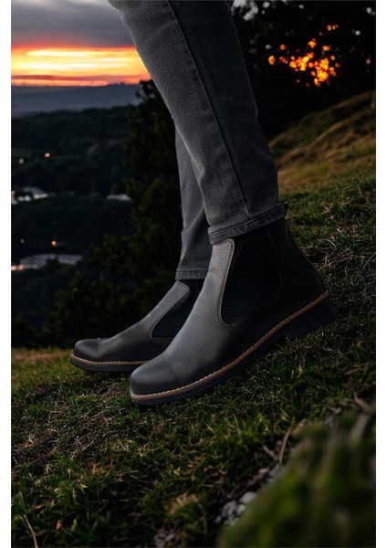 Bilekte Klasik Erkek Chelsea Bot KAHVERENGİ modelleri