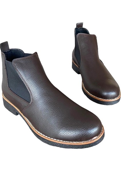 Bilekte Klasik Erkek Chelsea Bot KAHVERENGİ fırsatları