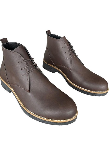 Klasik Bağcıklı Bilekte Erkek Bot KAHVERENGİ modelleri