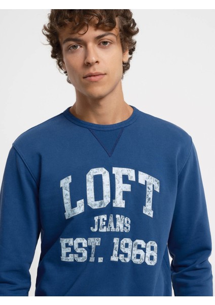 Erkek Sweatshirt Indigo LF2032173