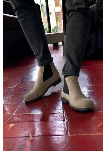 Bilekte Klasik Erkek Chelsea Bot BEJ modelleri