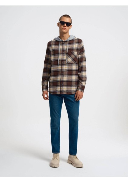 Erkek Jean Pantolon Mavi LF2034752 Enzo Green Wash M
