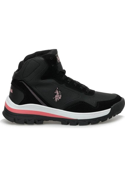 U.s. Polo Assn. Kadın Bot & Bootie Siyah-Pembe 101392005 Sagan Hı Wmn 3pr