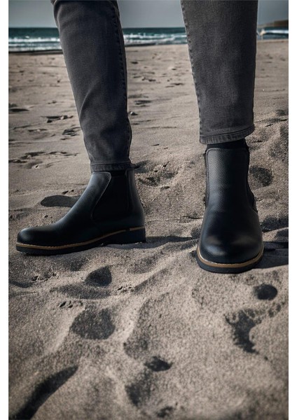 Bilekte Klasik Erkek Chelsea Bot SİYAH