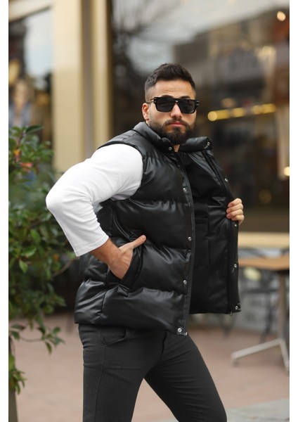 Erkek Çıtçıt Kapama Zarif Elyaf Dolum Şişme Sunideri Yelek modelleri