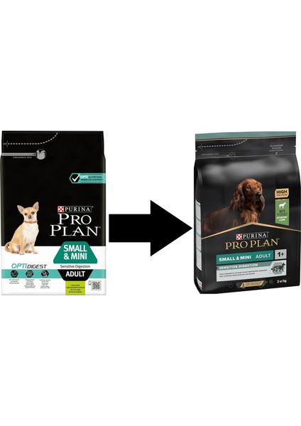 Proplan Small Mini Küçük Irk Yetişkin Köpek Maması Kuzulu 3 kg -Marspet