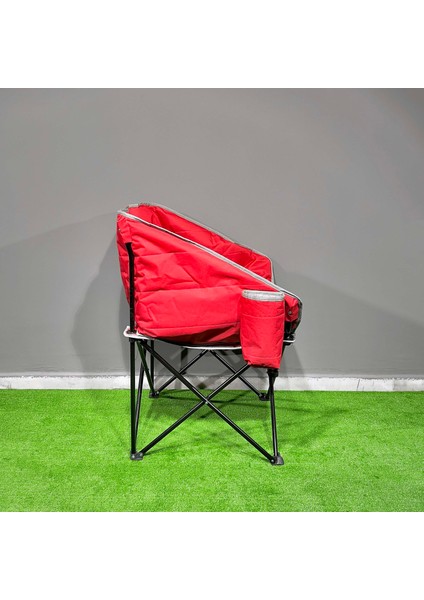 Balcony Comfort Katlanabilir Kamp Sandalyesi Kırmızı fiyatları