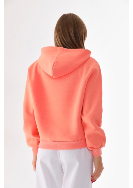 Oversize Barbie Baskılı Kapüşonlu Kalın Pamuklu Sweatshirt fırsatları