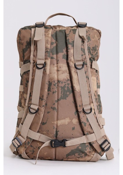 45L Kamuflaj Taktik Sırt Çantası | Outdoor, Kamp, Askeri Stil, Su Geçirmez, Çok Gözlü