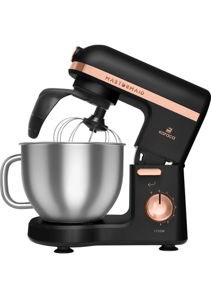 Pro Çift Kollu Mastermaid Chef Stand Mikser 1750 W Yüksek Motor Gücü , Hamur Kancası, Balon Çırpıcı ve Düz Çırpıcı