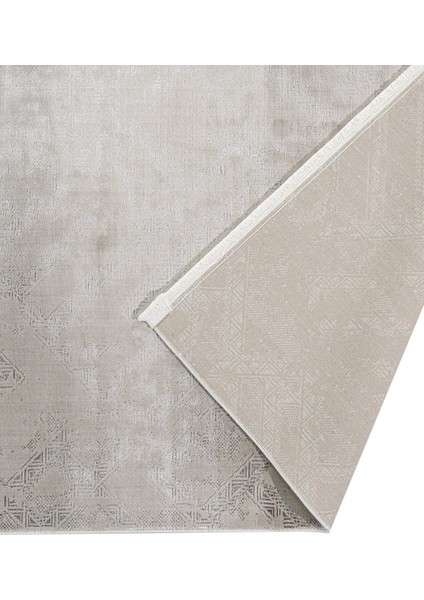 Pars Düz Saçak Polyester Geometrik Desen Bej Halı fırsatları
