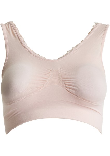 Baby Mom Dikişsiz Pedli Dantel Detaylı Bralet