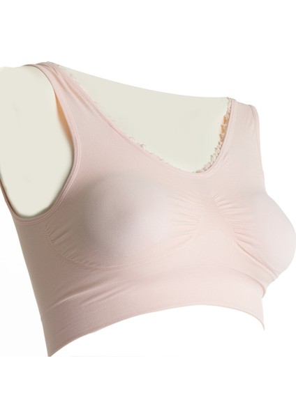 Baby Mom Dikişsiz Pedli Dantel Detaylı Bralet