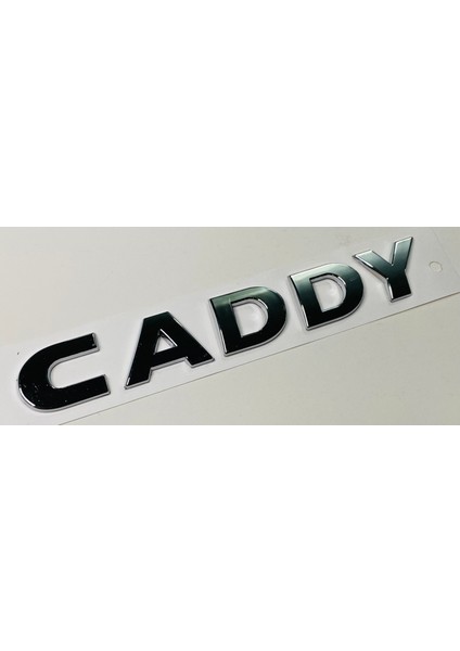 Volkswagen Caddy 2011 - 2014 Arka Bagaj Yazısı Krom