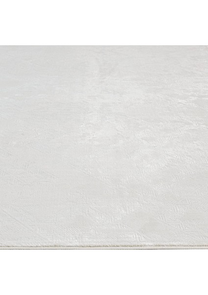Parss Düz Saçak Polyester Geometrik Desen Krem Halı indirimleri