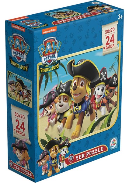 PW7934 Paw Patrol Pirate Pups Dev Yer Puzzle 24 Parça 50X70CM