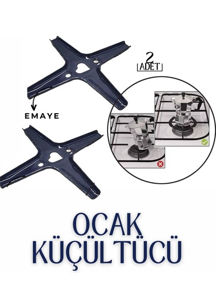 Mutfak Gazlı Ocak Küçültücü 2 Adet Brokis Design