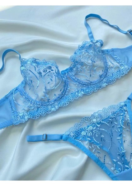 Madame Blume Lingerie - Skyfall Balenli Bralet Takımı