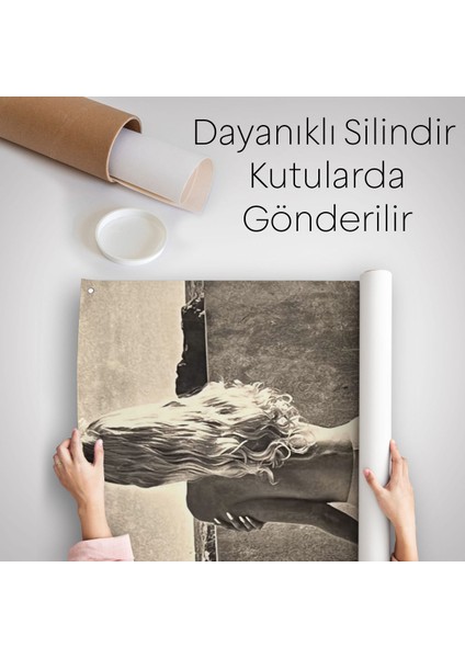 Helmut Newton'un Görülecek Bir Sergi Duvar Örtüsü - HALISI-6289