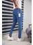 Mavi Kot Pantolon Slim Fit Likralı Renk Solması Yapmaz Yüksek Kaliteli Jeans Kot Pantolon 3