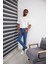 Mavi Kot Pantolon Slim Fit Likralı Renk Solması Yapmaz Yüksek Kaliteli Jeans Kot Pantolon 4