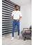 Mavi Kot Pantolon Slim Fit Likralı Renk Solması Yapmaz Yüksek Kaliteli Jeans Kot Pantolon 5