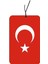 Türk Bayrağı Tasarımlı Dekoratif Oto Araç Kokusu 1