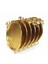 Cephome Metal Ferforje Gold Tabak Standı-6'lı Gold Stand 4