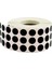 Nokta Etiket 10 mm 5000 Adet Siyah 1