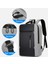 Erkek Sırt Çantası USB Şarj Iş Bilgisayar Çantası Çok Fonksiyonlu Öğrenci Okul Çantası (Yurt Dışından) 3