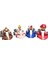 10 Adet Süper Mario Bros Kart Geri Çekin Araba Motosiklet Pvc Figure Oyuncak (Yurt Dışından) 2