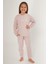 U.S. Polo Assn. Kız Çocuk Pembe Pijama Takım 50285867-VR041 1