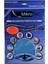(4 Adet) Mikrofiber Cam Bezi Mavi 40 x 50 C 1