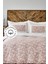 Celerina Pembe %100 Pamuk Çift Kişilik Fitted Nevresim Takımı 1