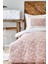 Celerina Pembe %100 Pamuk Çift Kişilik Fitted Nevresim Takımı 2