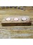 Traverten 3'lü Mumluk Tealight %100 Doğaltaş 3