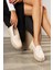 Günlük Kadın Loafer Klasik Kalın Tabanlı Zincirli Oval Burunlu Makosen Ayakkabı 400-420-430 4
