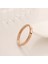Moda Çift Yüzük 3mm Rose Gold Moon (Yurt Dışından) 1