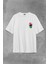 Rengarenk Kafatası Skull Head Gökkuşağı Renkleri Sırt Ön Baskılı Oversize Tişört T-Shirt 2