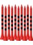 100 Bambu Golf Topluğu Çeğırılmaz Yüksek 83MM Kırmızı (Yurt Dışından) 2