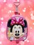 Kız Çocuk Minnie Baskılı Çekçekli Anaokulu Kreş Okul Çantası Sırt Çantası 1