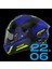 Draken S Sonar E7 Mat Mavi Motosiklet Kask 3